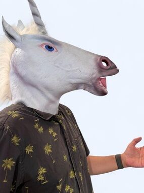 Other | Adult Unicorn Horse Head Mask Playful Costume Accessory | Poshmark